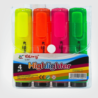 highlighter 4 pcs yalong